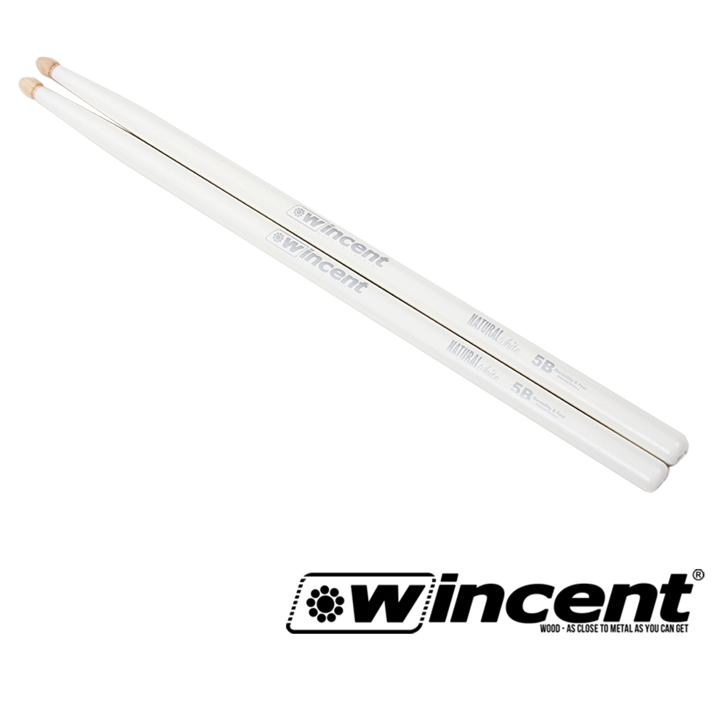 윈센트 Wincent W-5BCW 히코리 화이트 5B 드럼스틱
